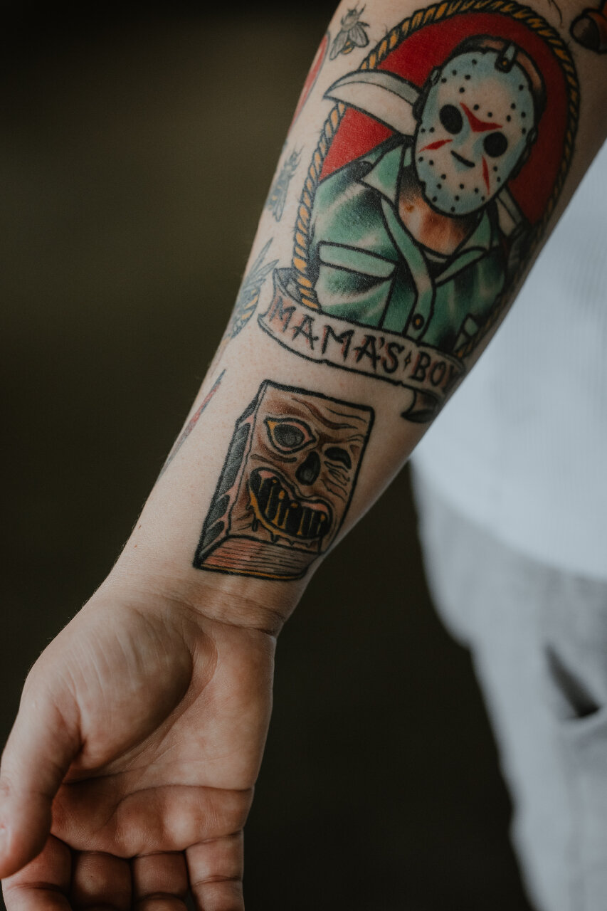 A well maintained tattoo several years after healing